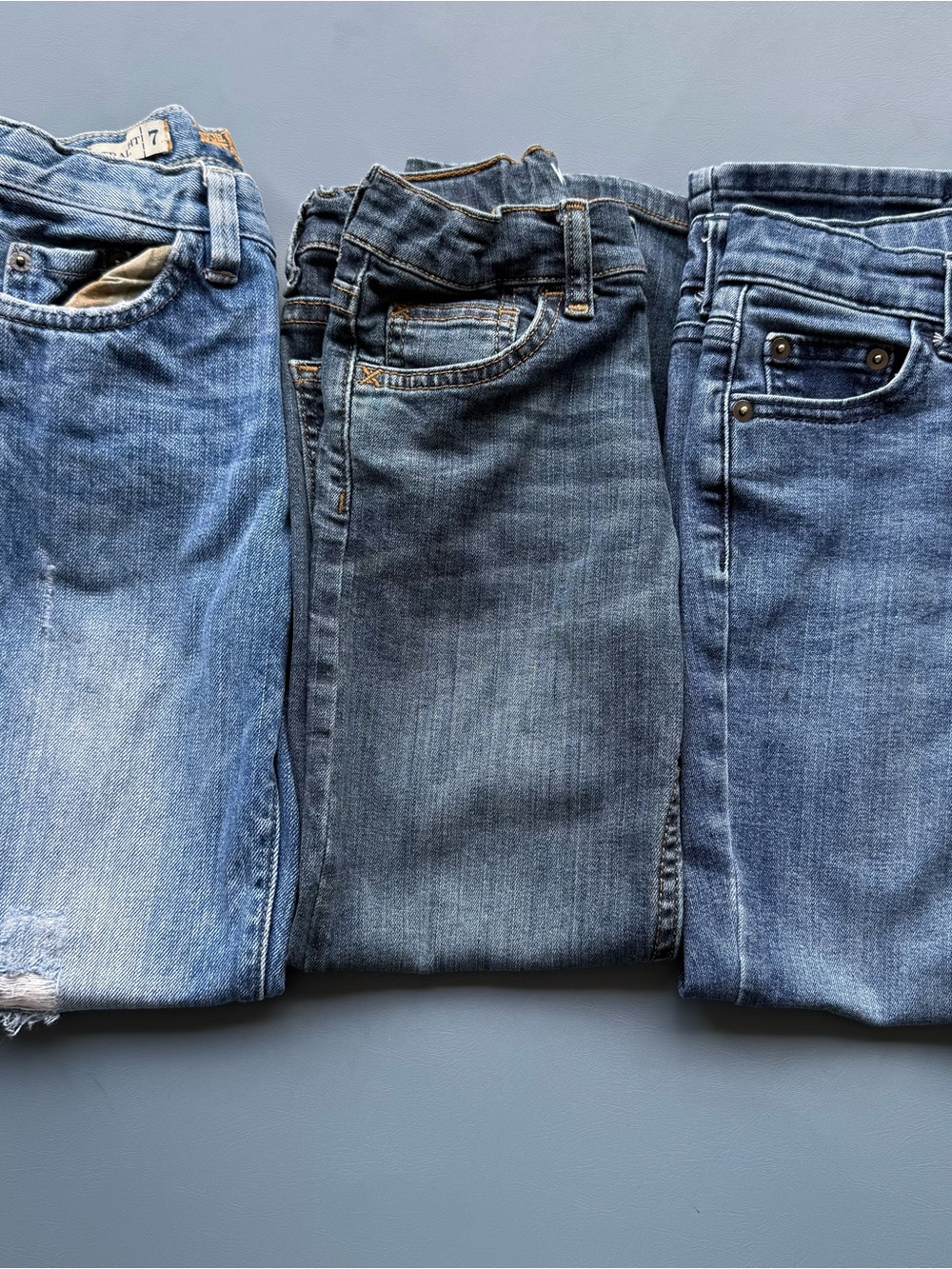 Wrangler Kids Blue Denim Jeans Trio